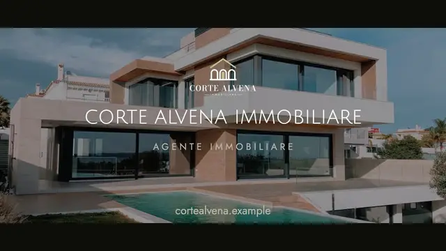 Copertina: Video orizzontale Overture di un immobile, con musica